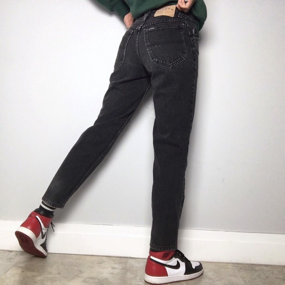 SOLD! Vintage Riders High Rise Jeans Black 22” Waist - Picture 2 of 16